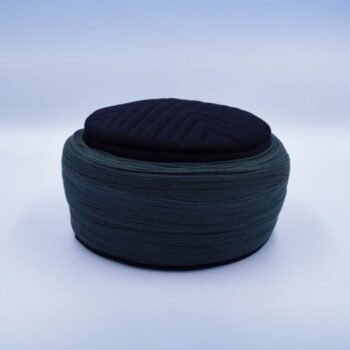 İmam Model Takke Bombeli Siyah Sarık Yeşil