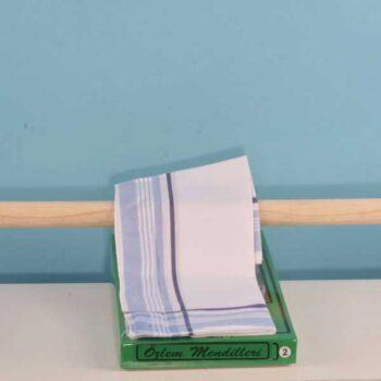 Yaka Mendili Mavi Desen