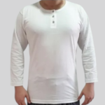 Düğmeli Erkek Uzun Kol Atlet