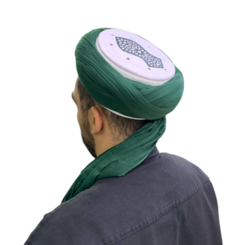 Takke Beyaz Sarık Yeşil Çapraz Taylasanlı